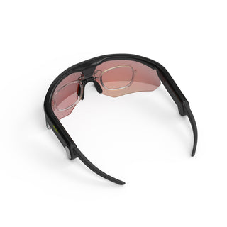 BleeqUp Ranger AI sports camera glasses with prescription lens insert