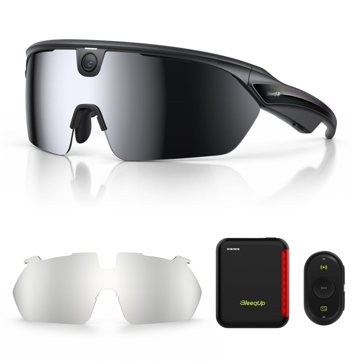 Rover Bundle Silver frame with Clear to Light Grey lens, Power Plus and Bluetooth Controller