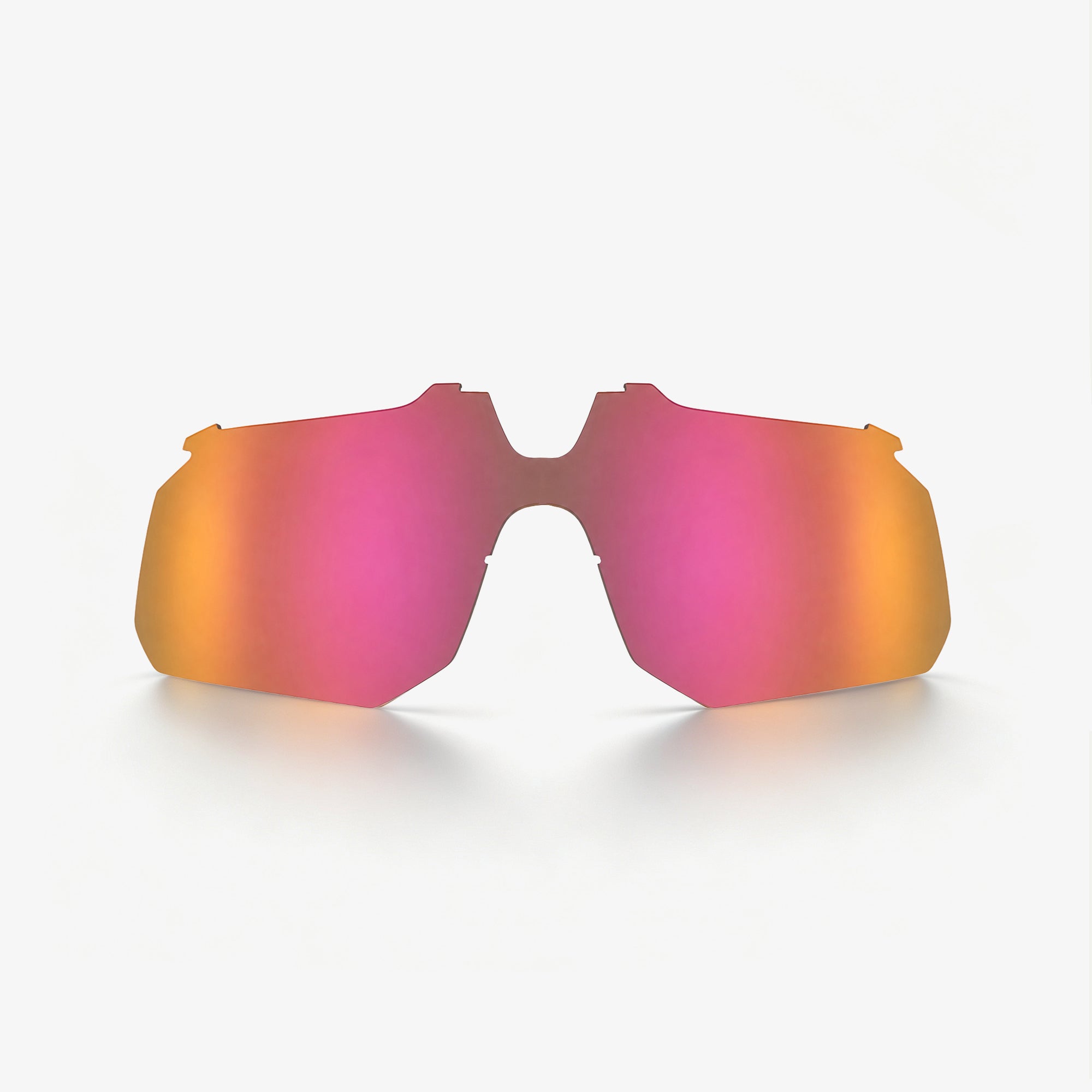 BleeqUp standard orange-red replacement lens for Ranger AI sports camera glasses