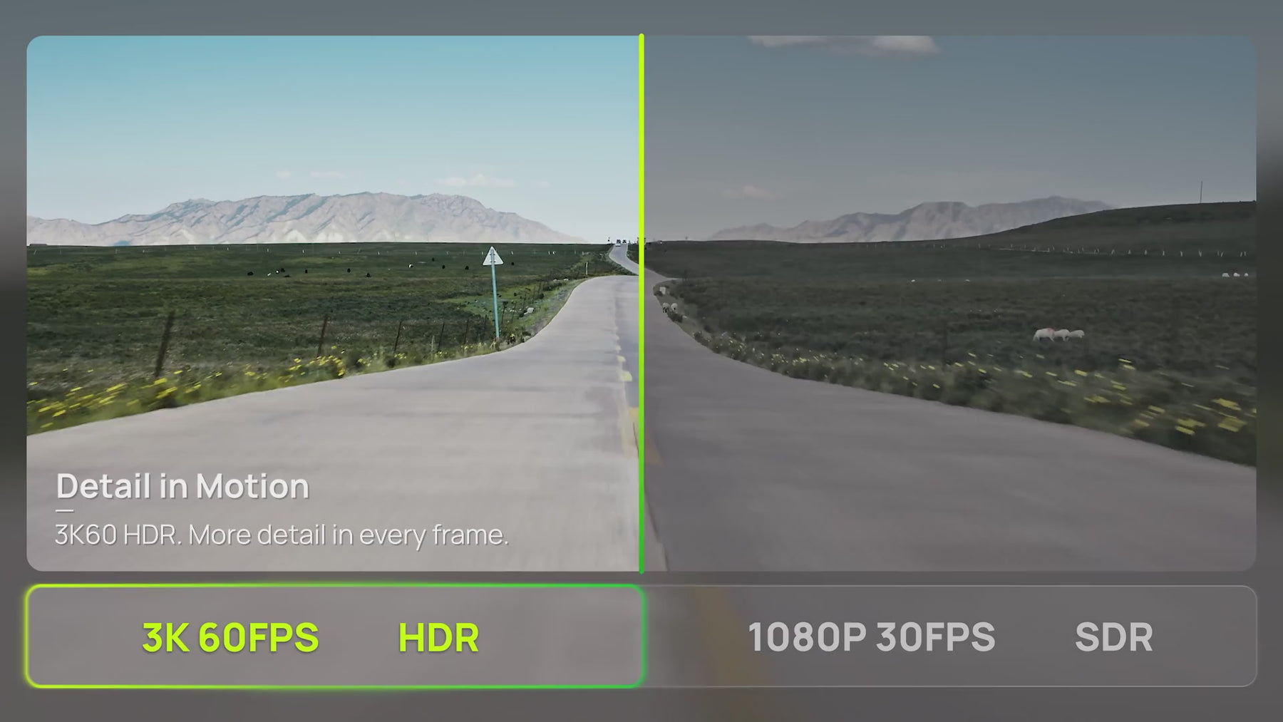 BleeqUp Rover 3K60 HDR video feature demonstration. Source preserved at 25 fps.