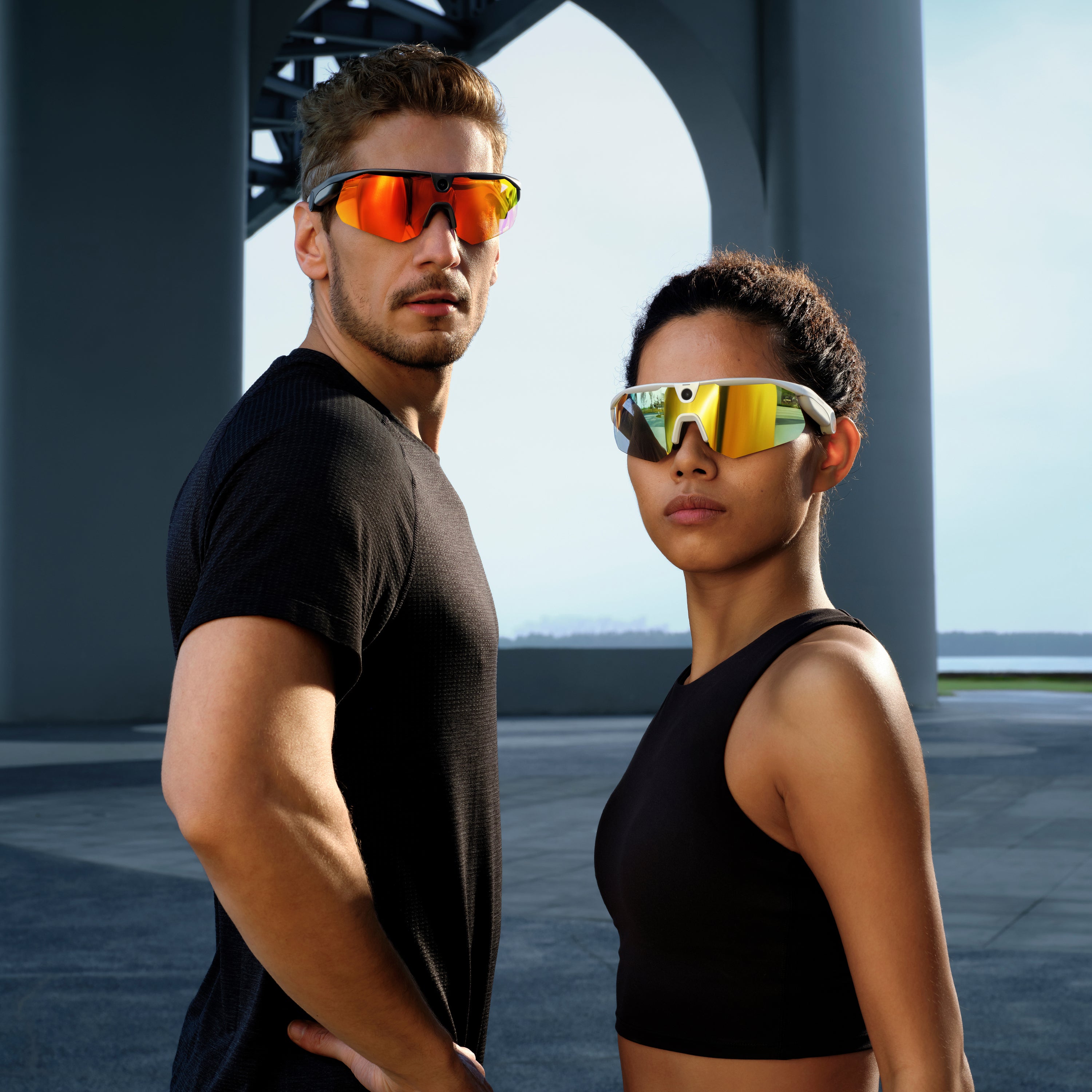 BleeqUp Ranger AI Sports Camera Glasses - Lenses by Zeiss